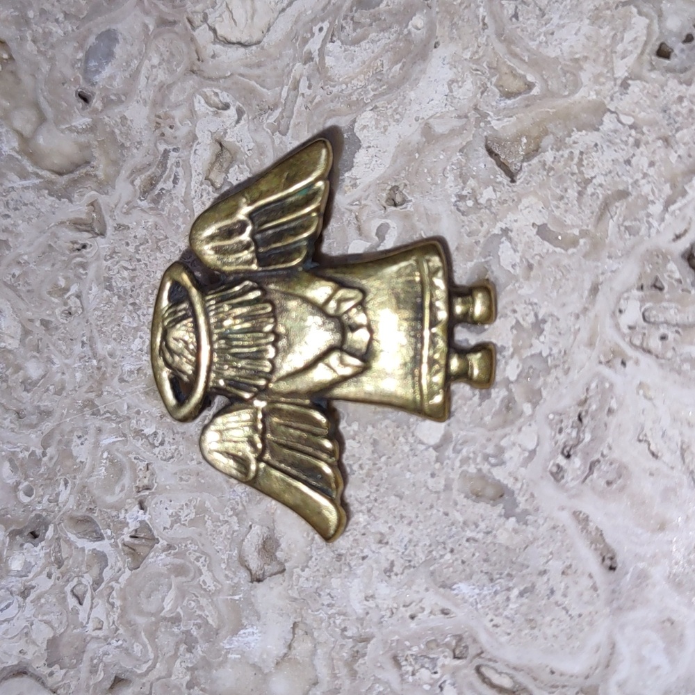 Jeep Collins Brass Angel Pin